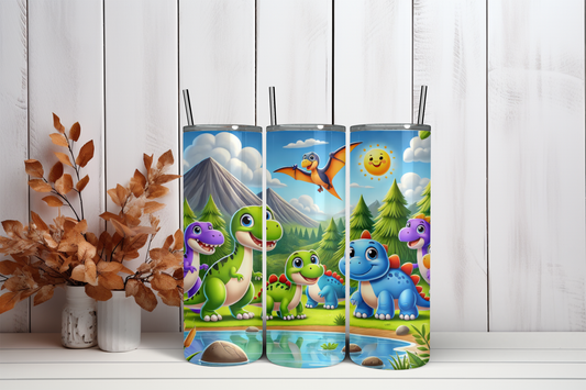 Tumbler dino's