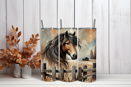 Tumbler paard rustiq