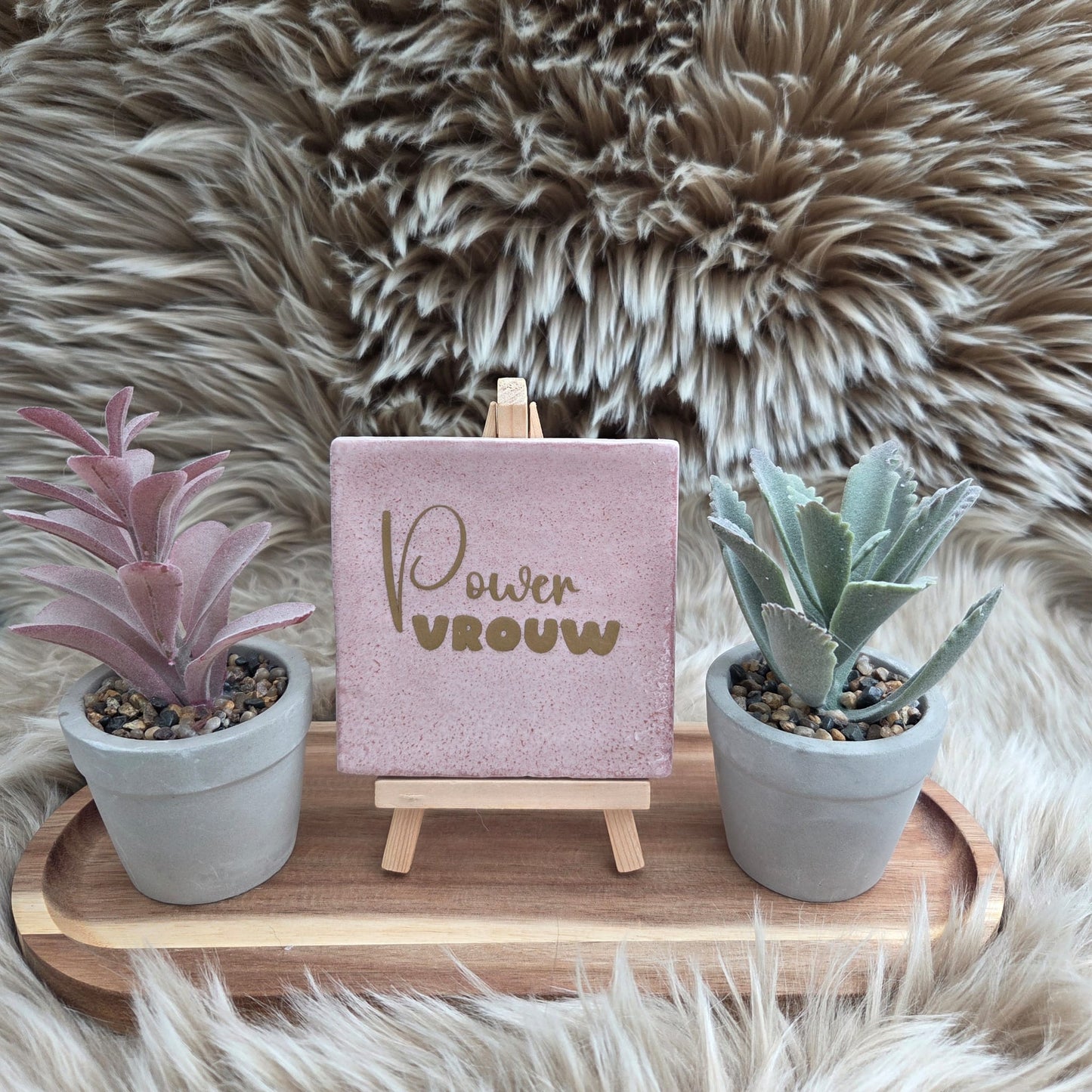 Robuust wenstegeltje: Powervrouw