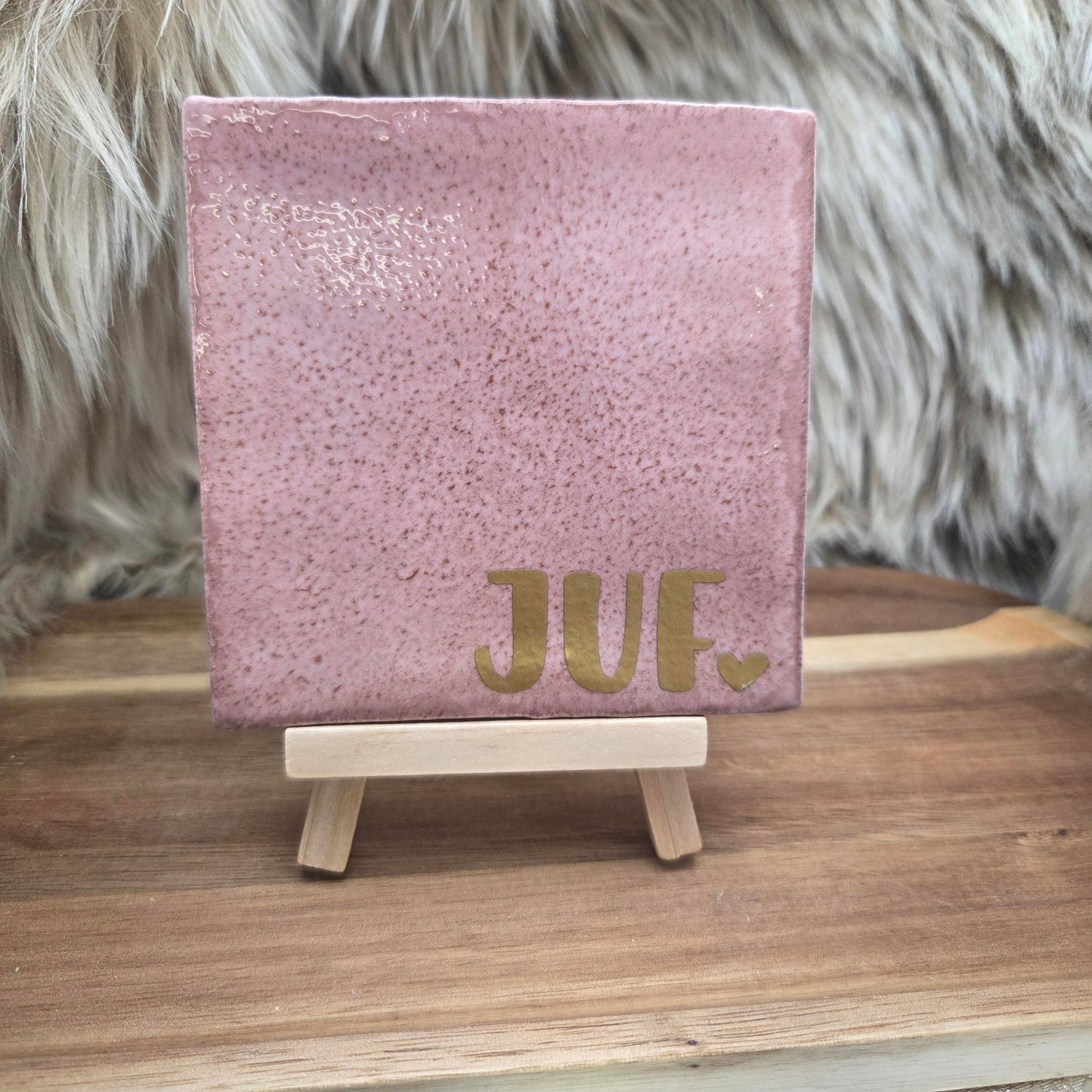 Robuust wenstegeltje:  Juf