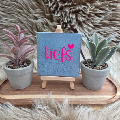 Robuust wenstegeltje: Liefs