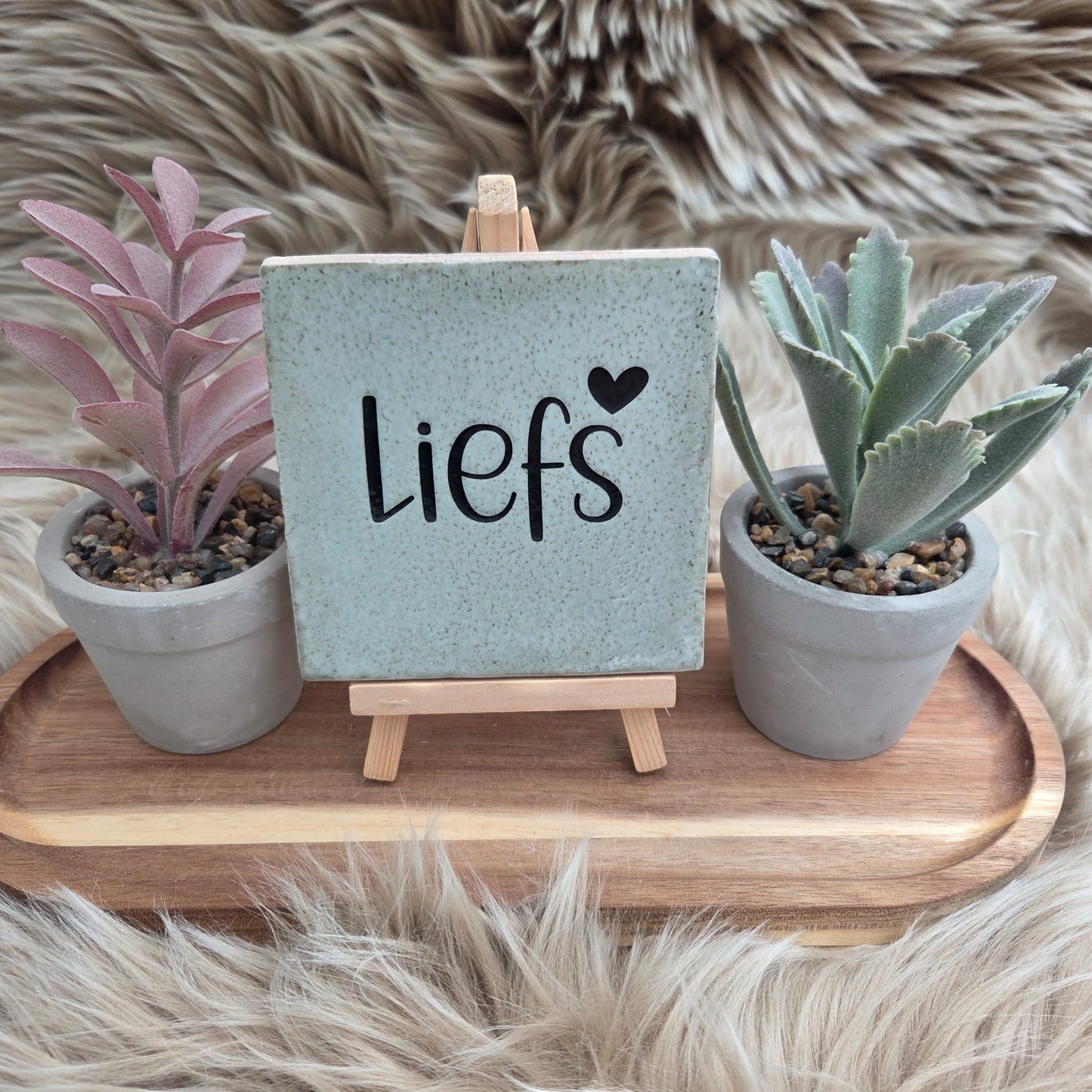 Robuust wenstegeltje: Liefs