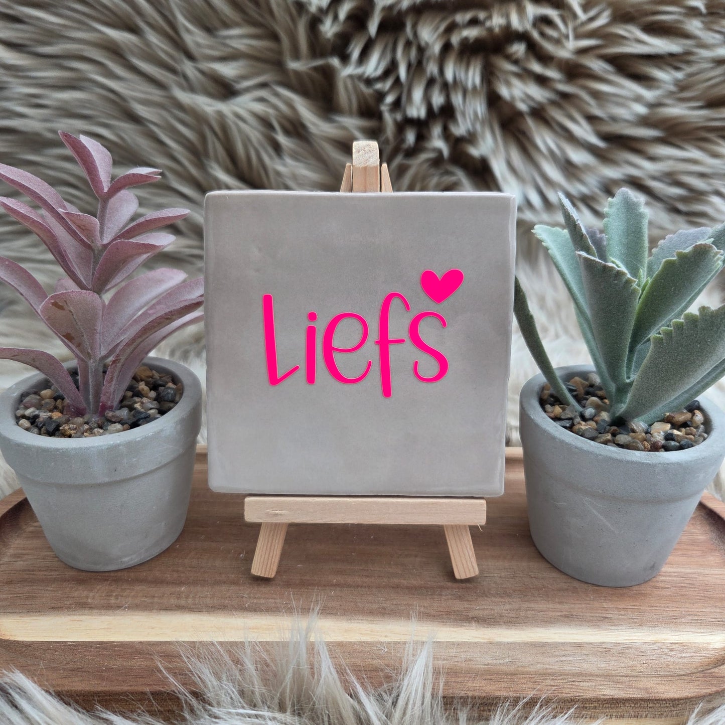 Robuust wenstegeltje: Liefs