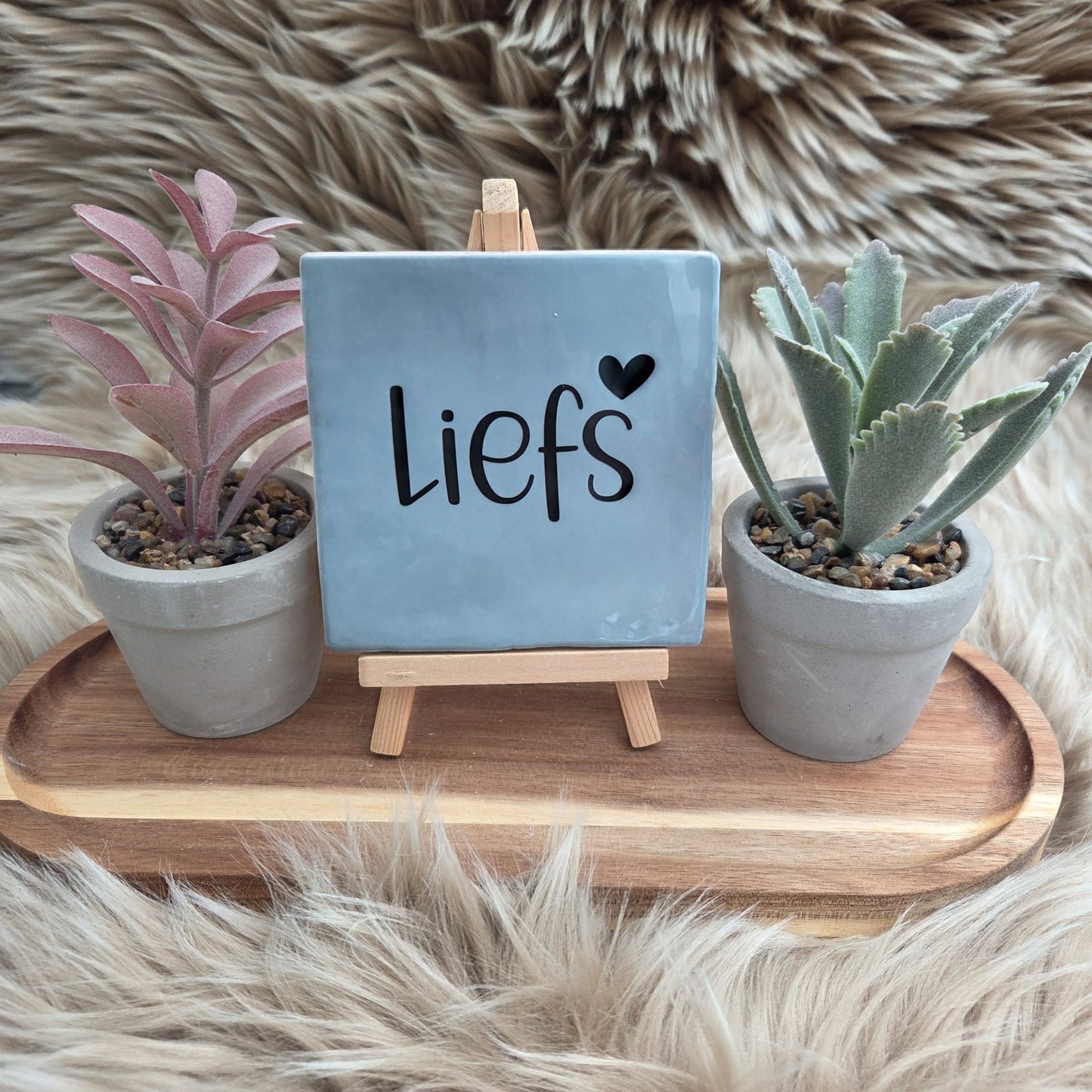 Robuust wenstegeltje: Liefs