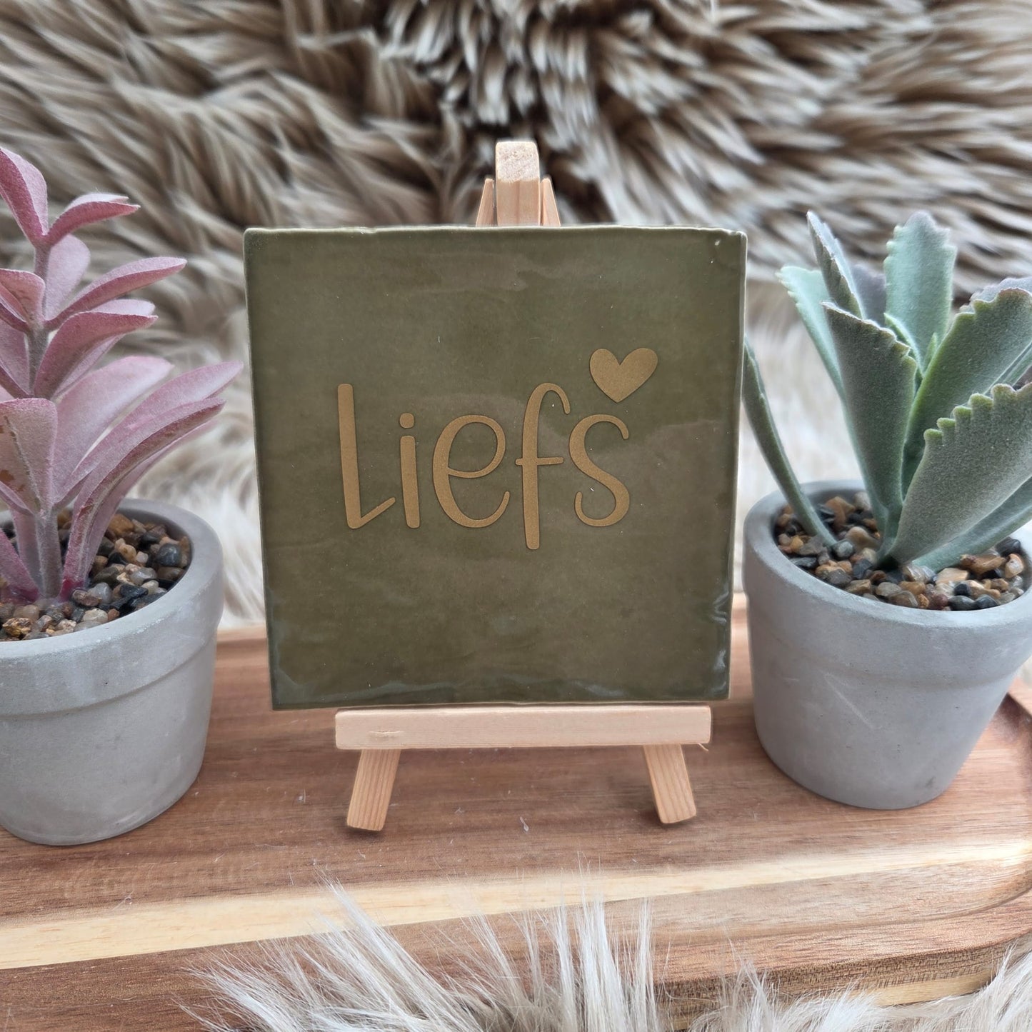 Robuust wenstegeltje: Liefs