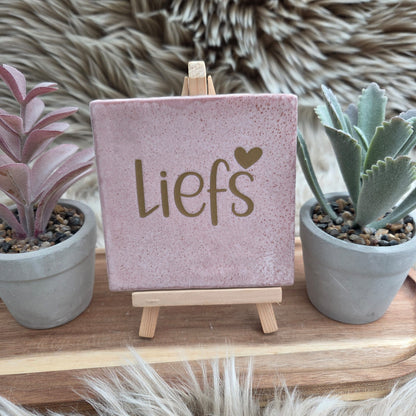 Robuust wenstegeltje: Liefs