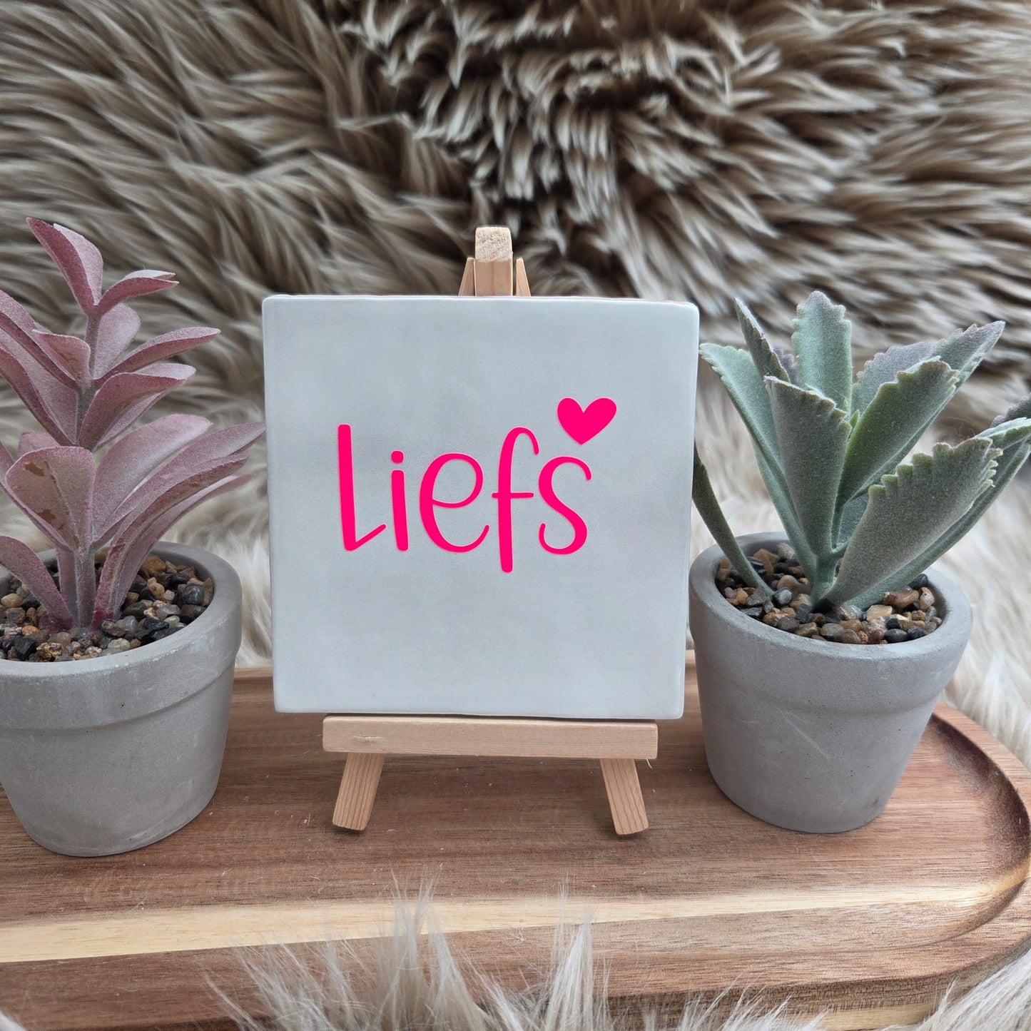 Robuust wenstegeltje: Liefs