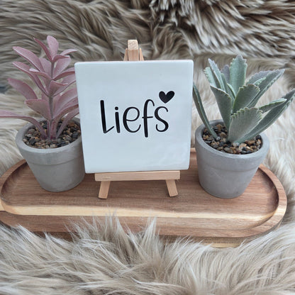 Robuust wenstegeltje: Liefs