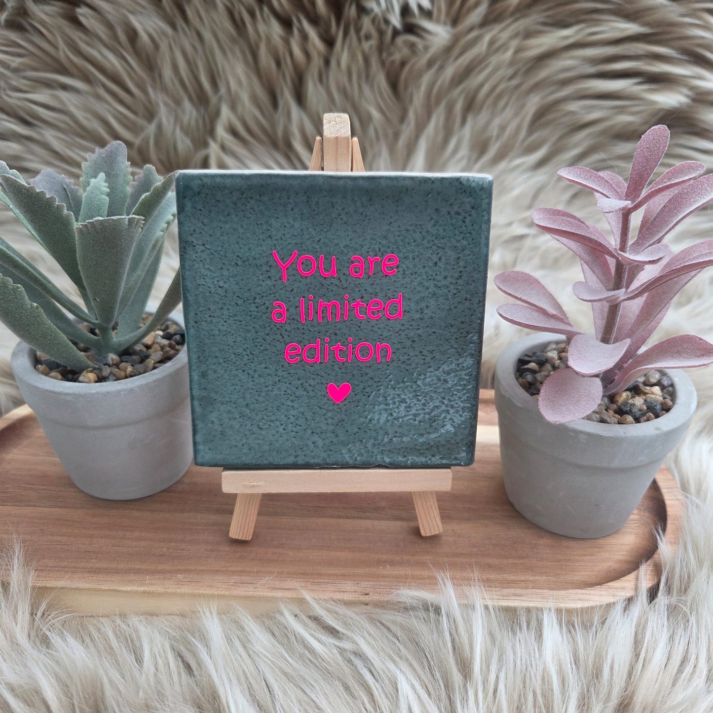 Robuust wenstegeltje: You are a limited edition