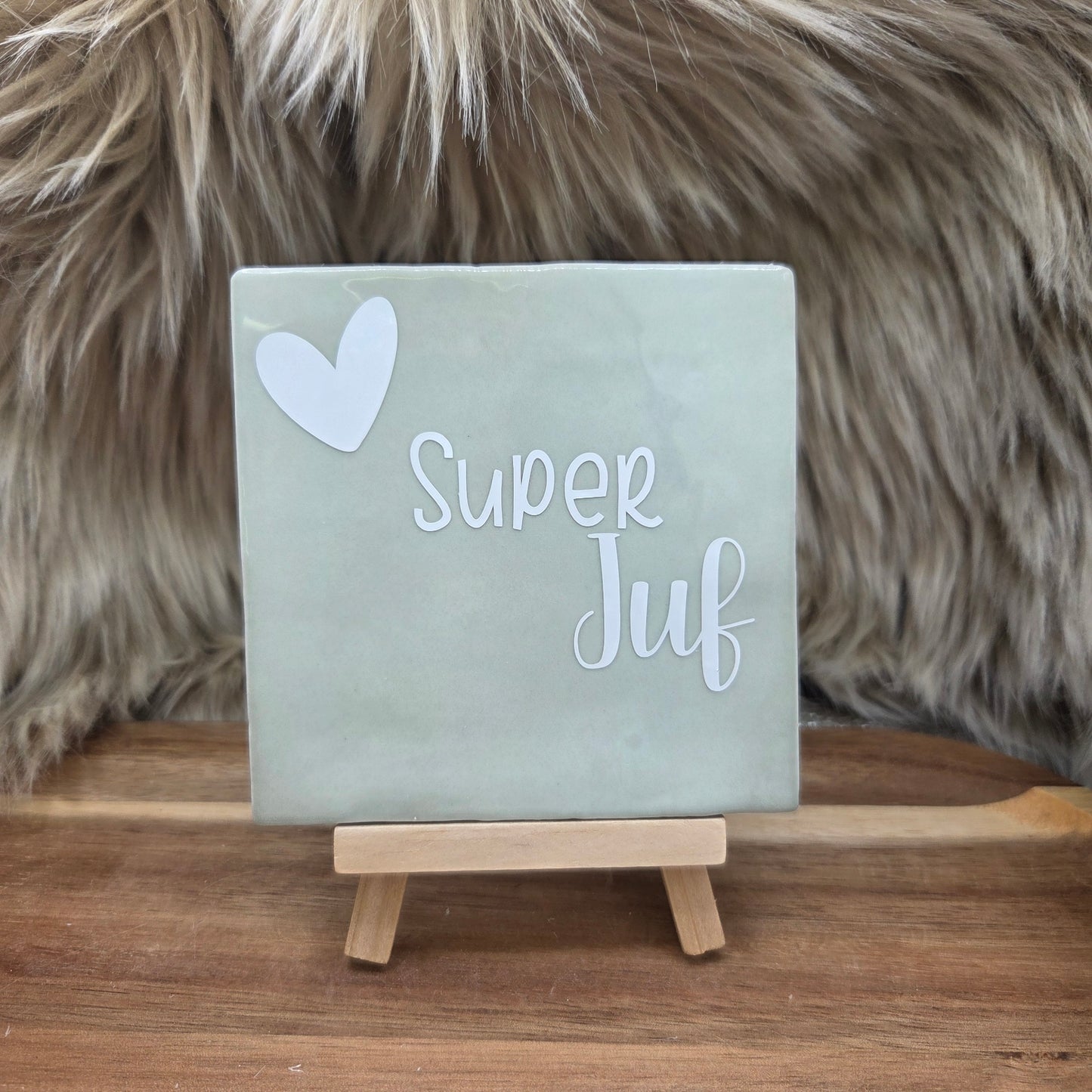 Robuust wenstegeltje:  Super Juf