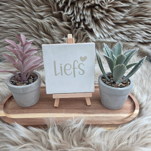 Robuust wenstegeltje: Liefs