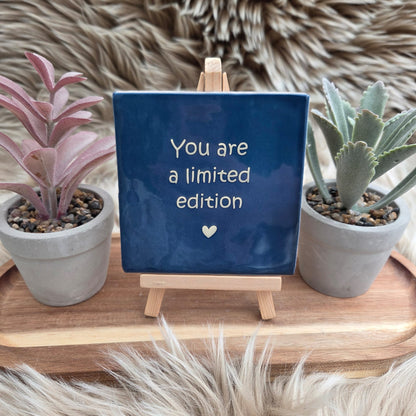 Robuust wenstegeltje: You are a limited edition