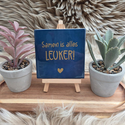 Robuust wenstegeltje: Samen is alles leuker!