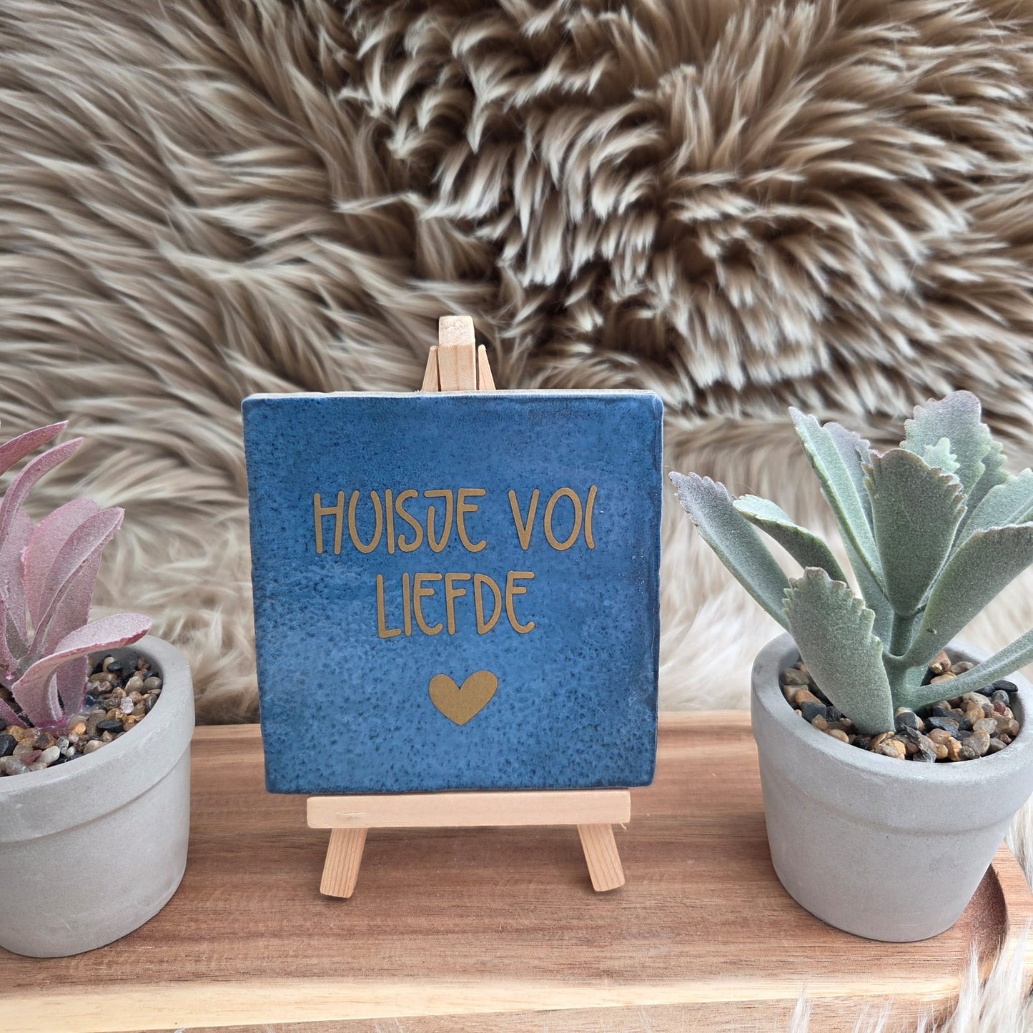 Robuust wenstegeltje: Huisje vol liefde