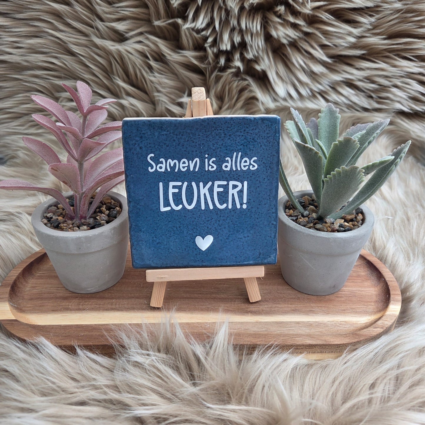 Robuust wenstegeltje: Samen is alles leuker!