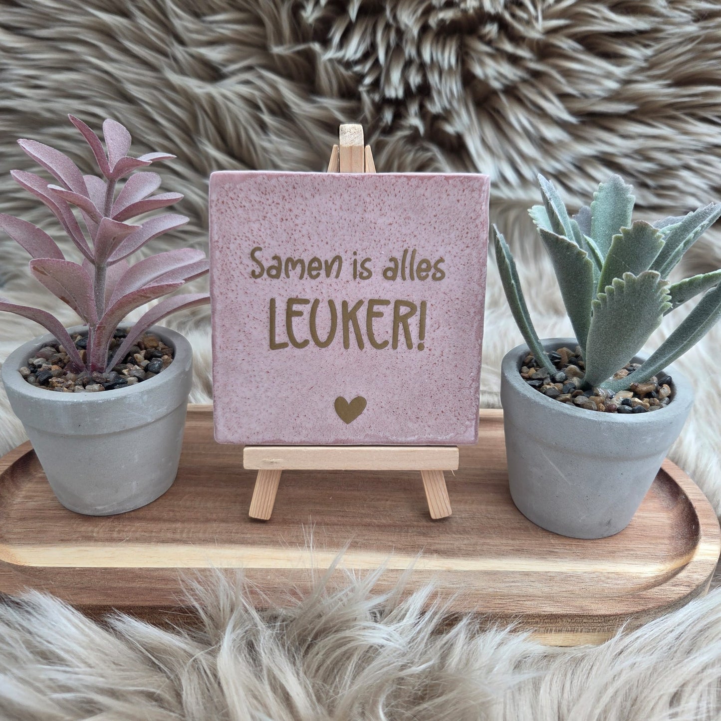 Robuust wenstegeltje: Samen is alles leuker!