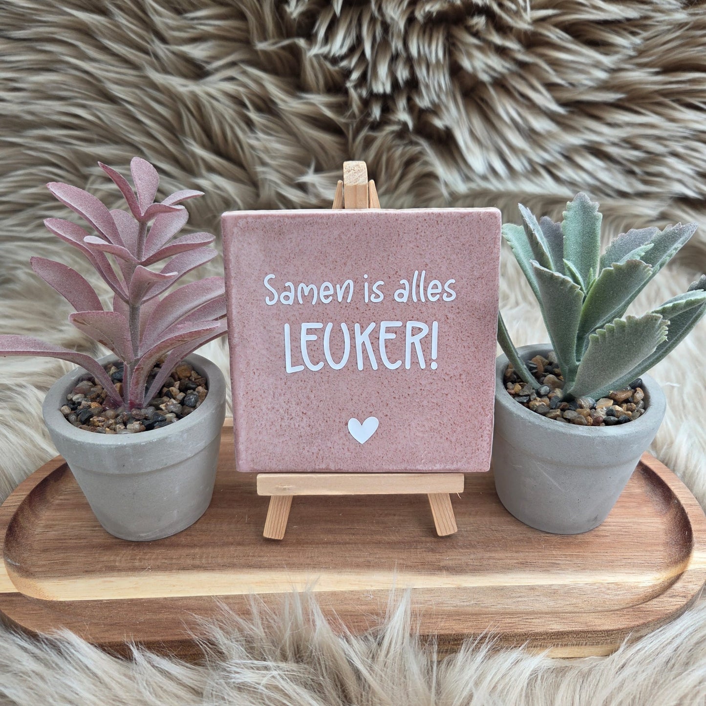 Robuust wenstegeltje: Samen is alles leuker!