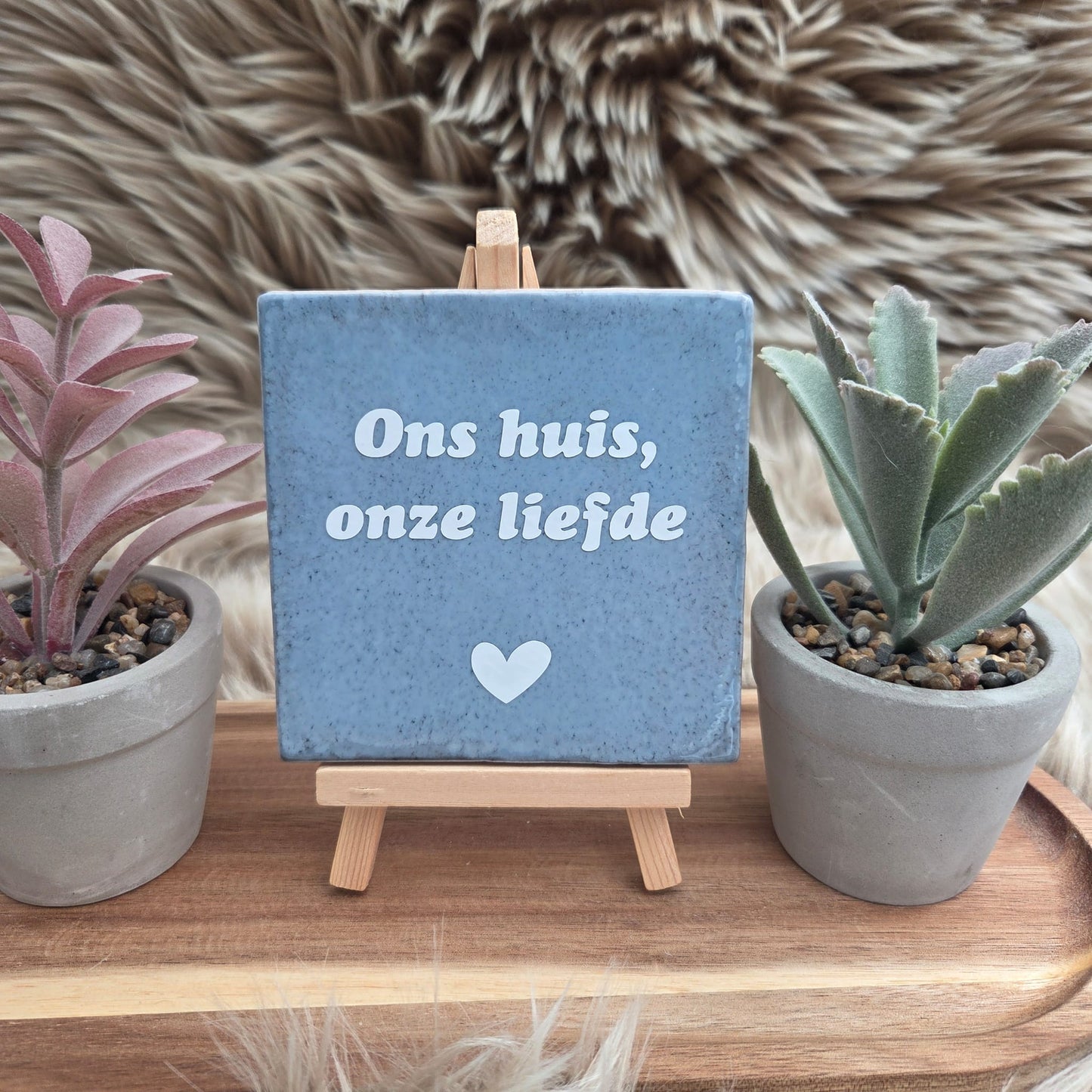 Robuust wenstegeltje: Ons huis, onze liefde