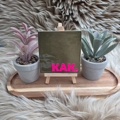 Robuust wenstegeltje: KAK.