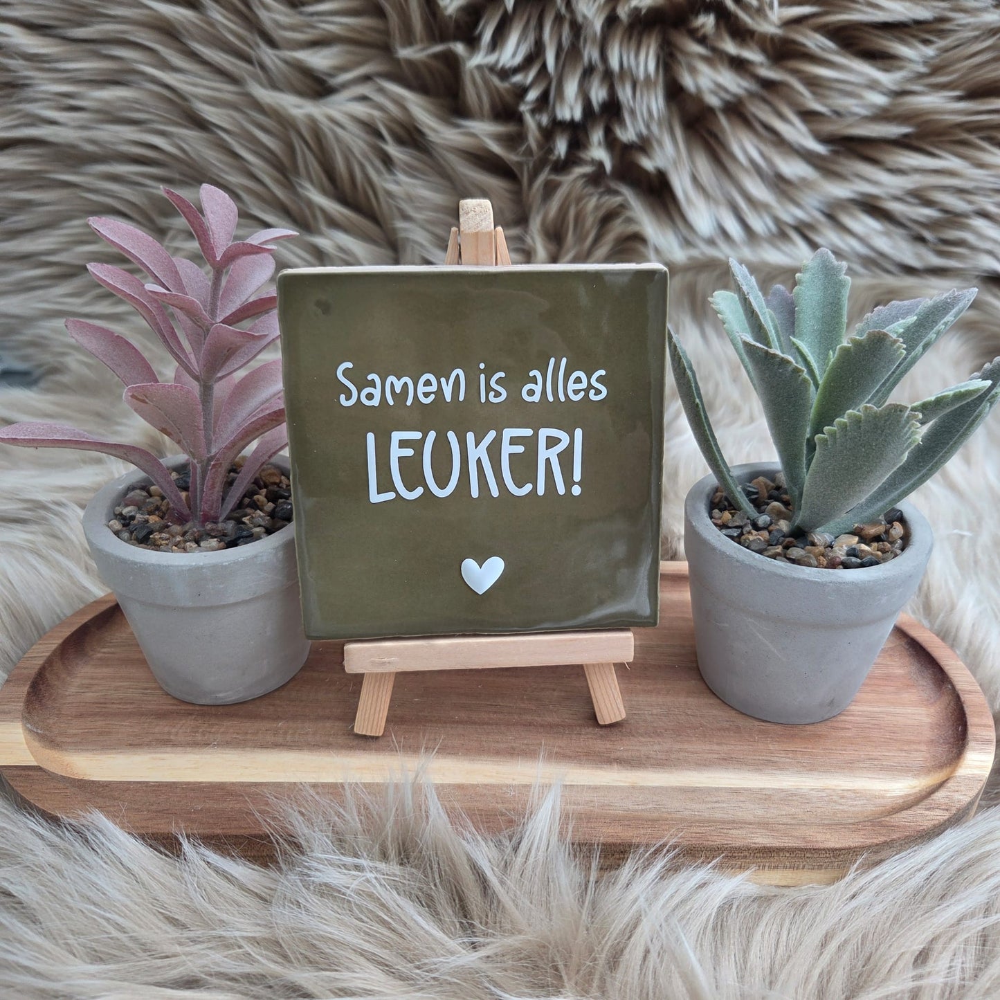 Robuust wenstegeltje: Samen is alles leuker!