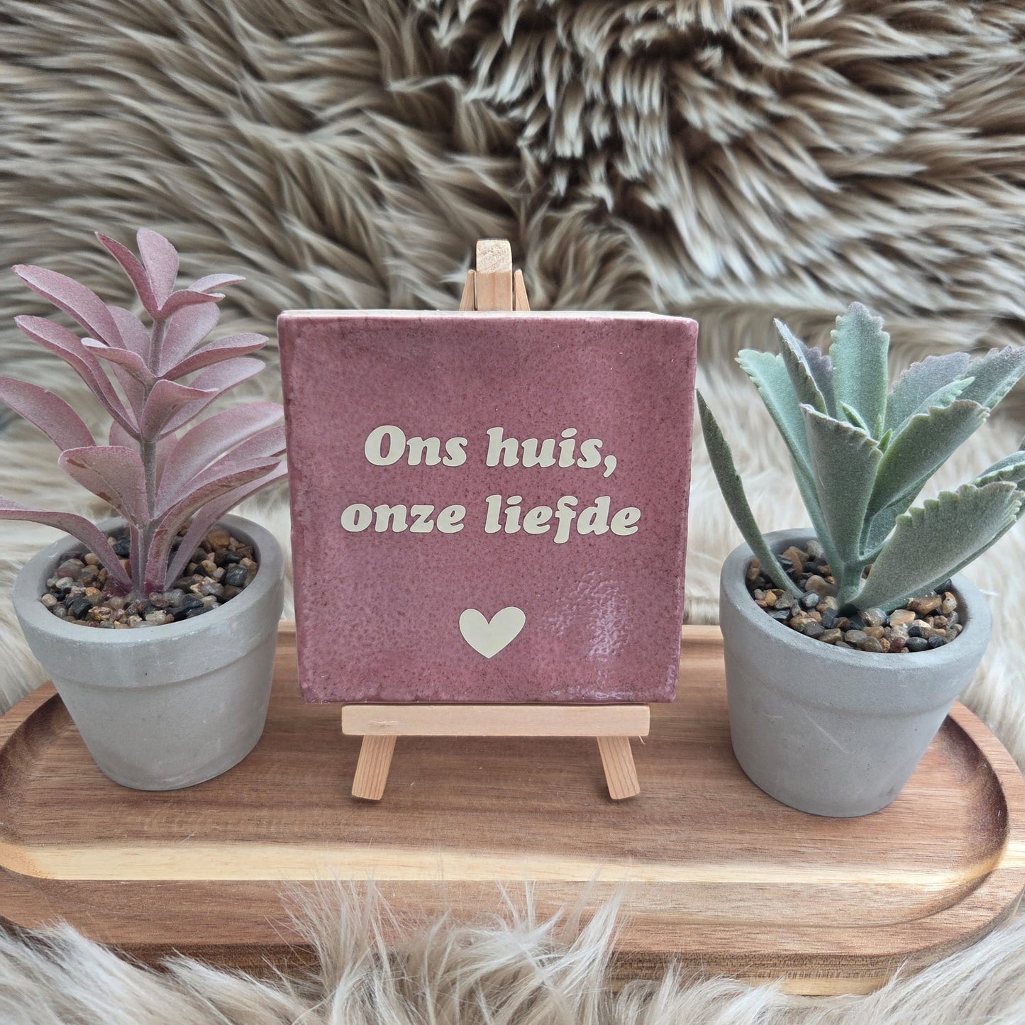 Robuust wenstegeltje: Ons huis, onze liefde