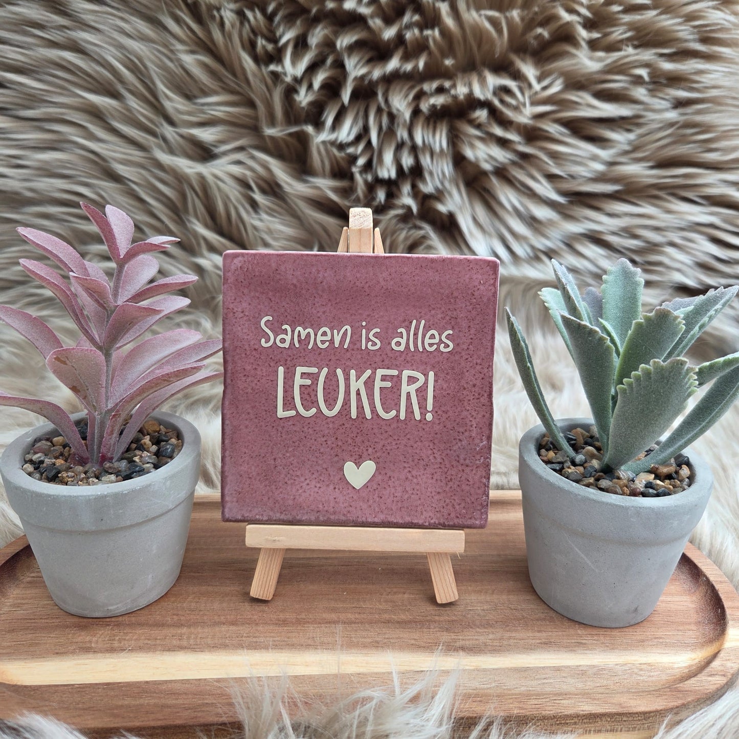 Robuust wenstegeltje: Samen is alles leuker!