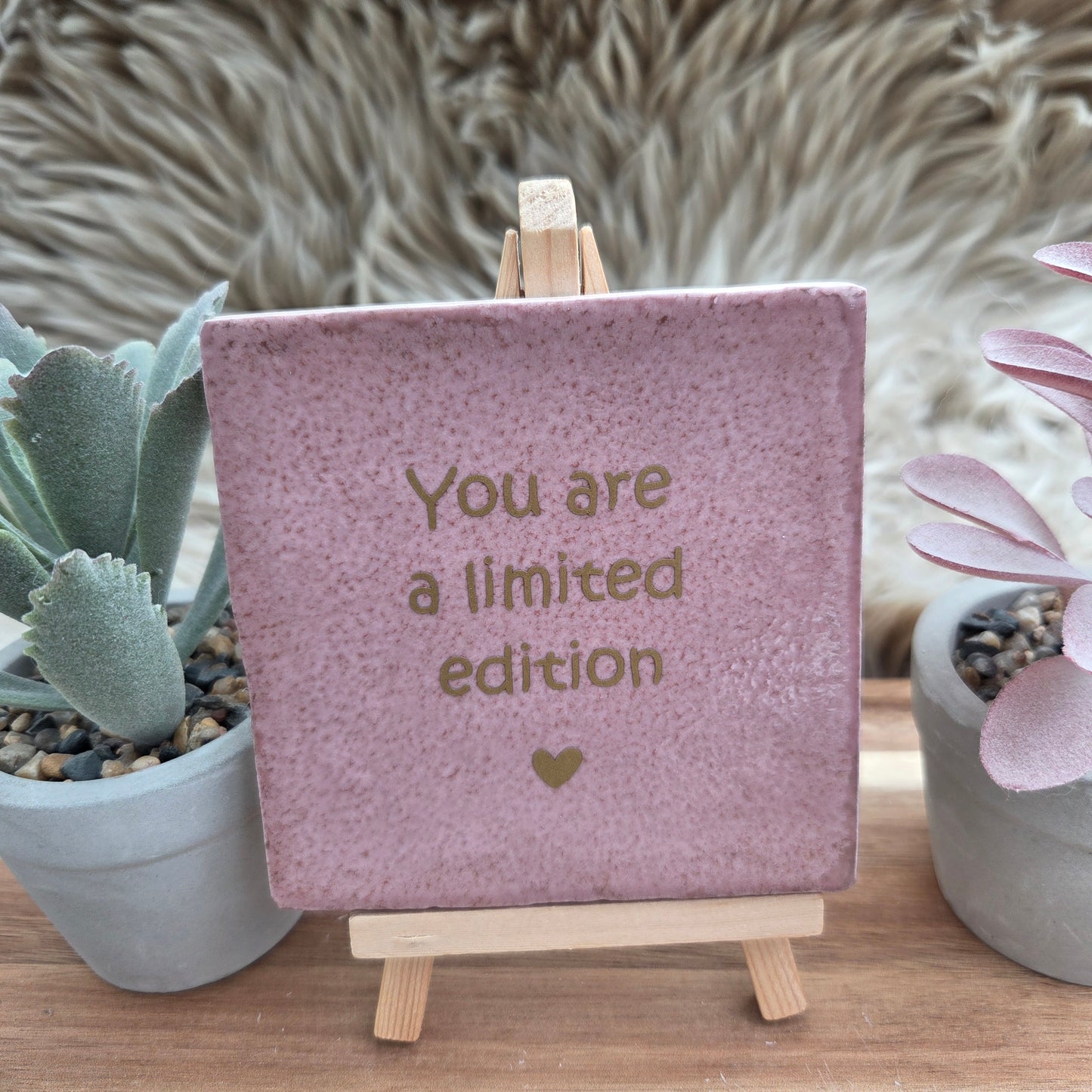 Robuust wenstegeltje: You are a limited edition