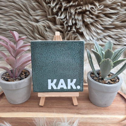 Robuust wenstegeltje: KAK.