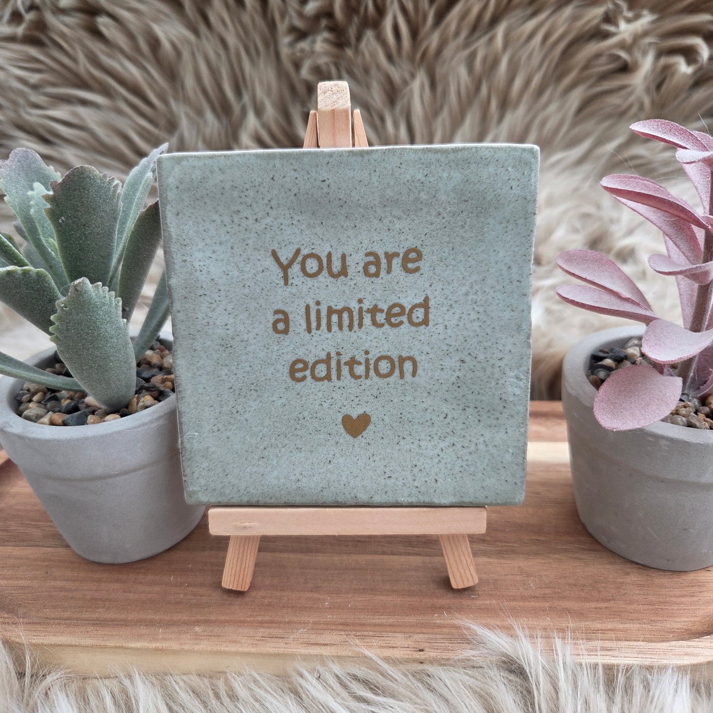 Robuust wenstegeltje: You are a limited edition