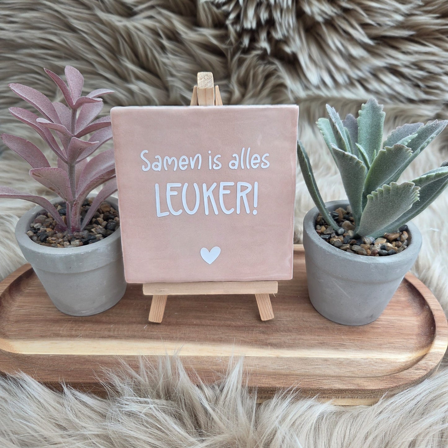 Robuust wenstegeltje: Samen is alles leuker!