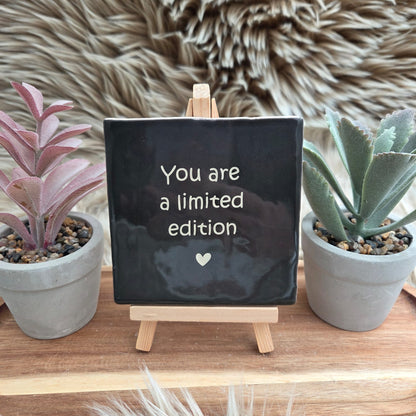 Robuust wenstegeltje: You are a limited edition