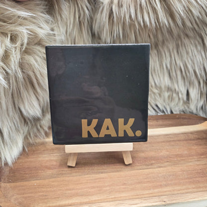 Robuust wenstegeltje: KAK.