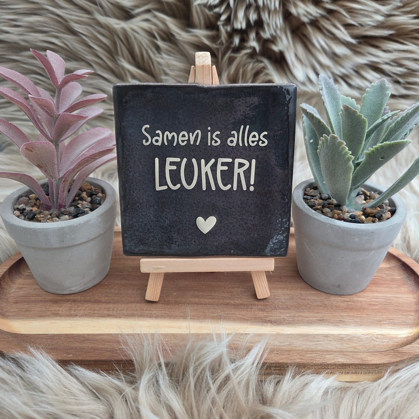 Robuust wenstegeltje: Samen is alles leuker!