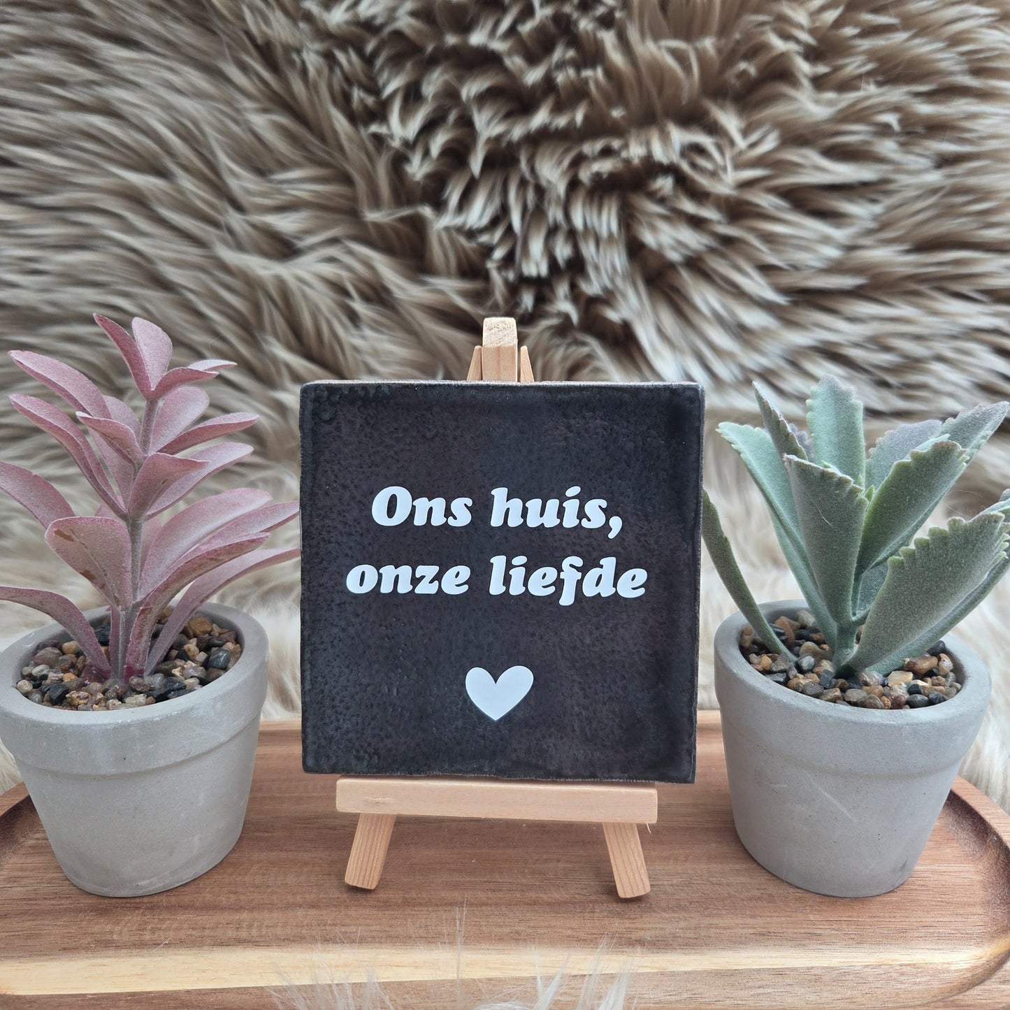 Robuust wenstegeltje: Ons huis, onze liefde