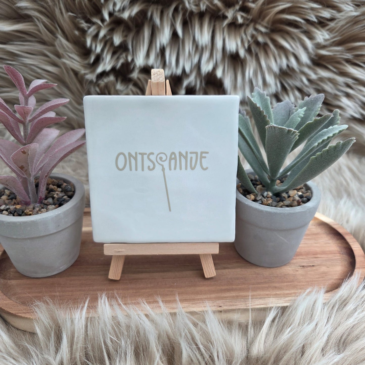 Robuust wenstegeltje - Ontspan je - Sinterklaas sfeer