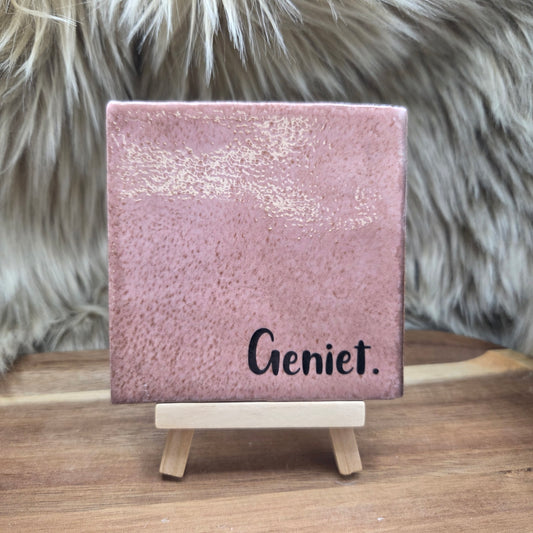 Robuust wenstegeltje: Geniet