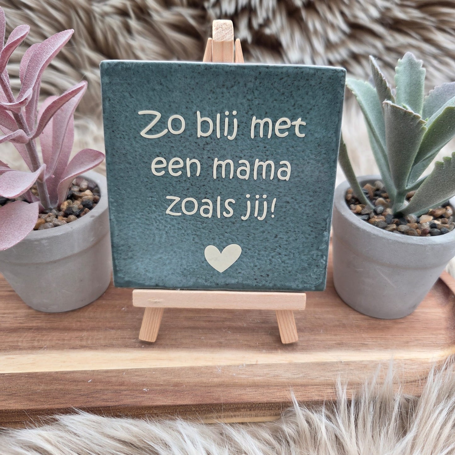 Robuust wenstegeltje:  Zo blij met een mama zoals jij!