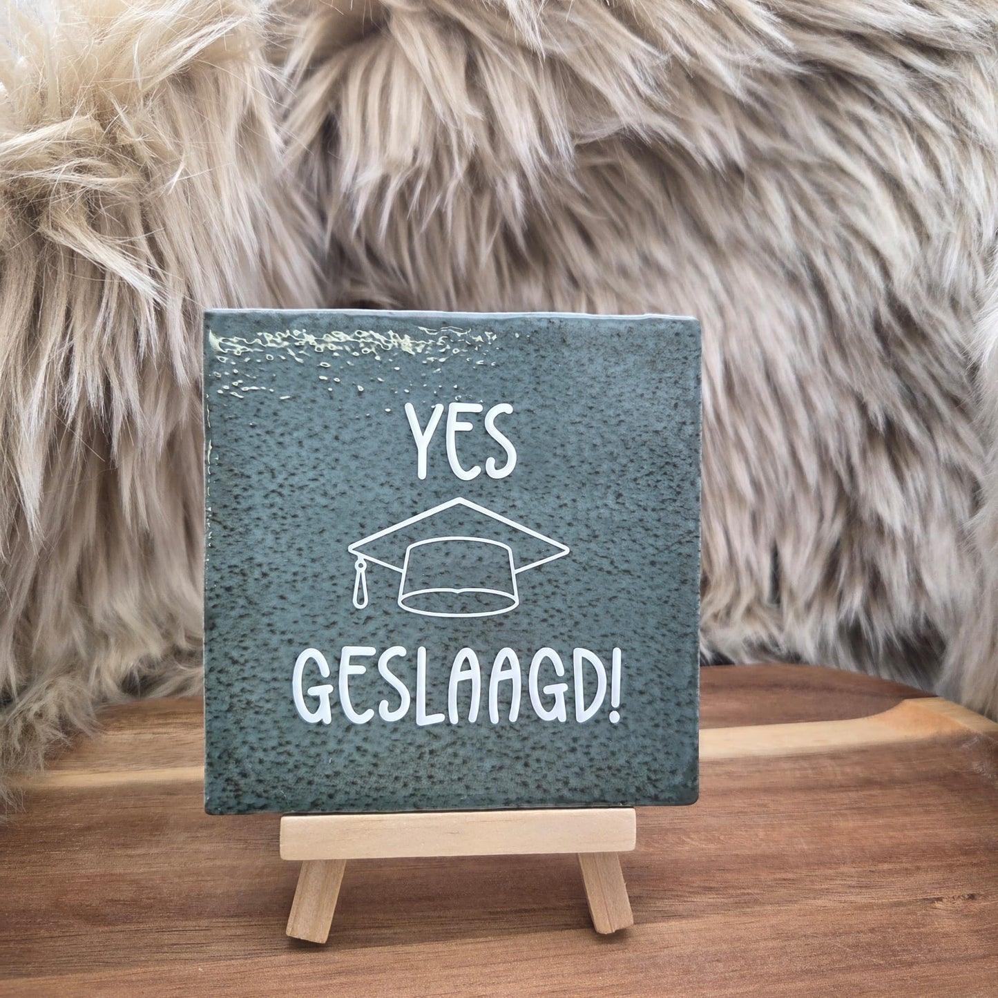 Robuust wenstegeltje:  Yes geslaagd!