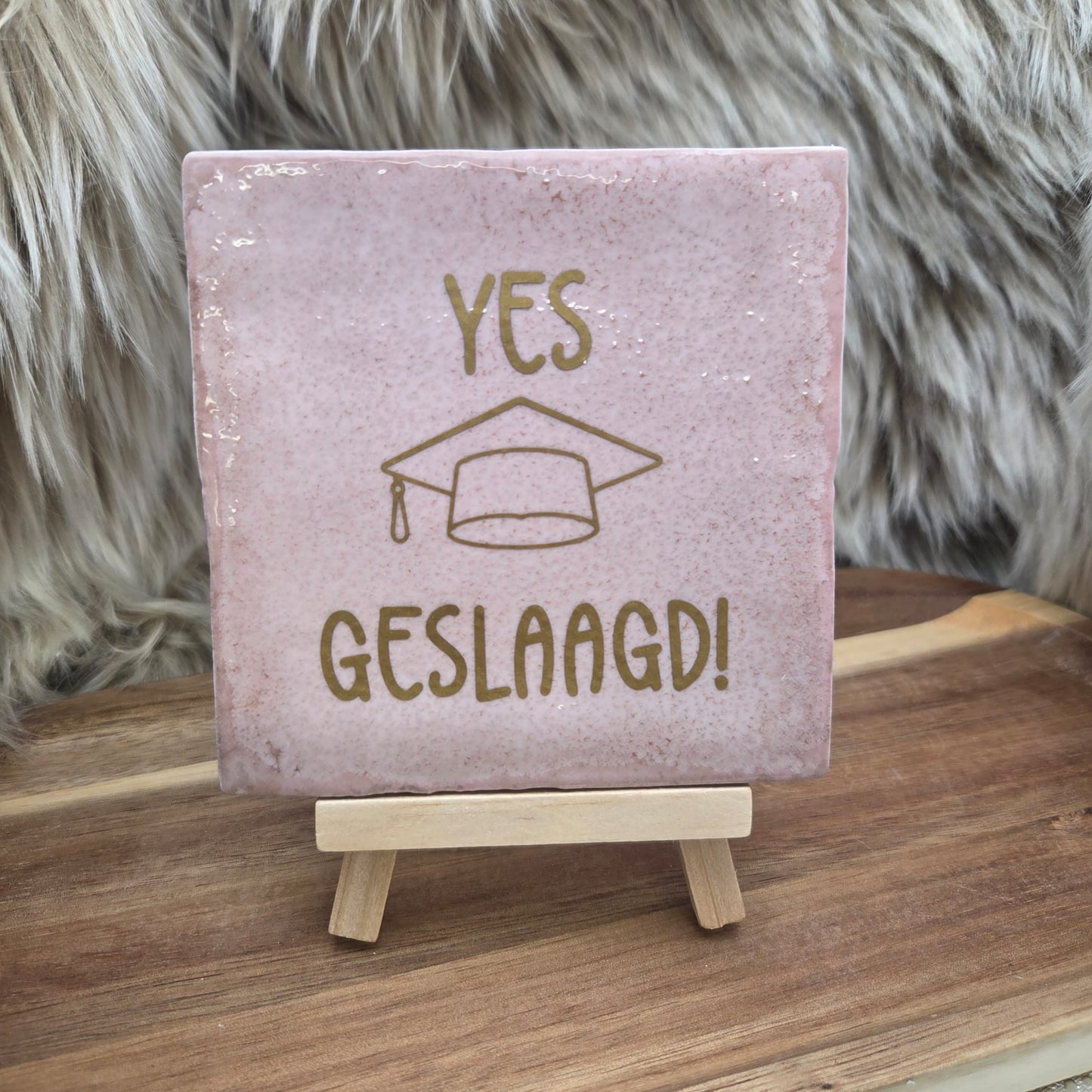 Robuust wenstegeltje:  Yes geslaagd!