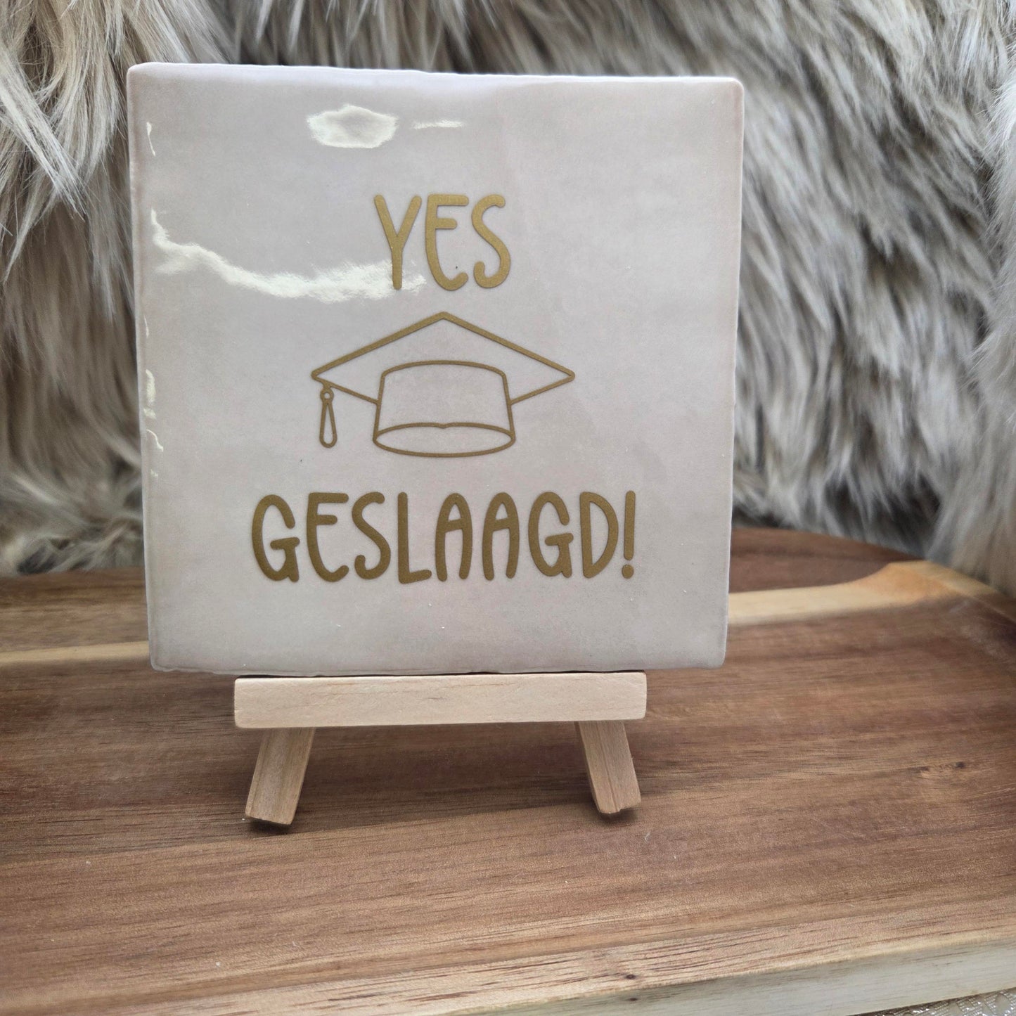 Robuust wenstegeltje:  Yes geslaagd!