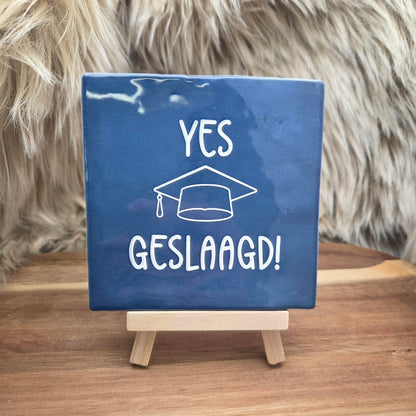 Robuust wenstegeltje:  Yes geslaagd!
