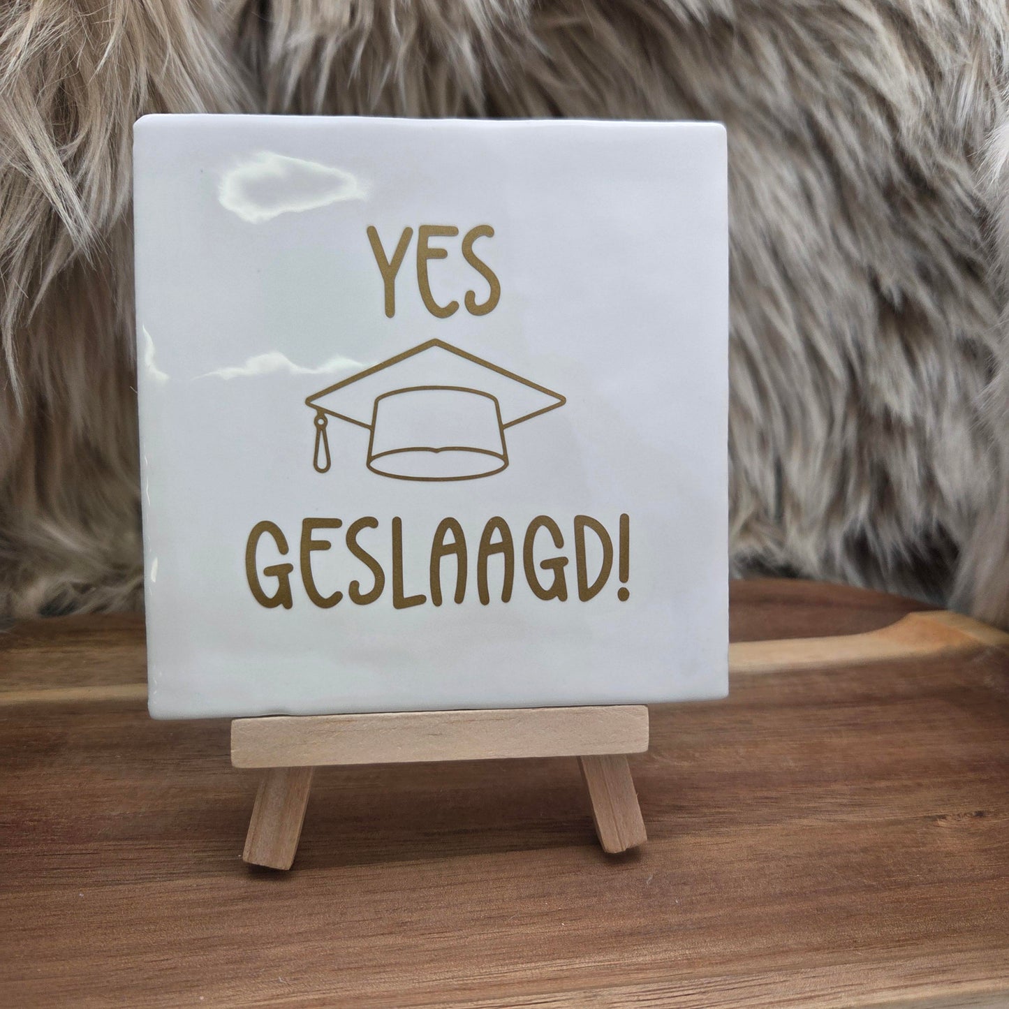 Robuust wenstegeltje:  Yes geslaagd!