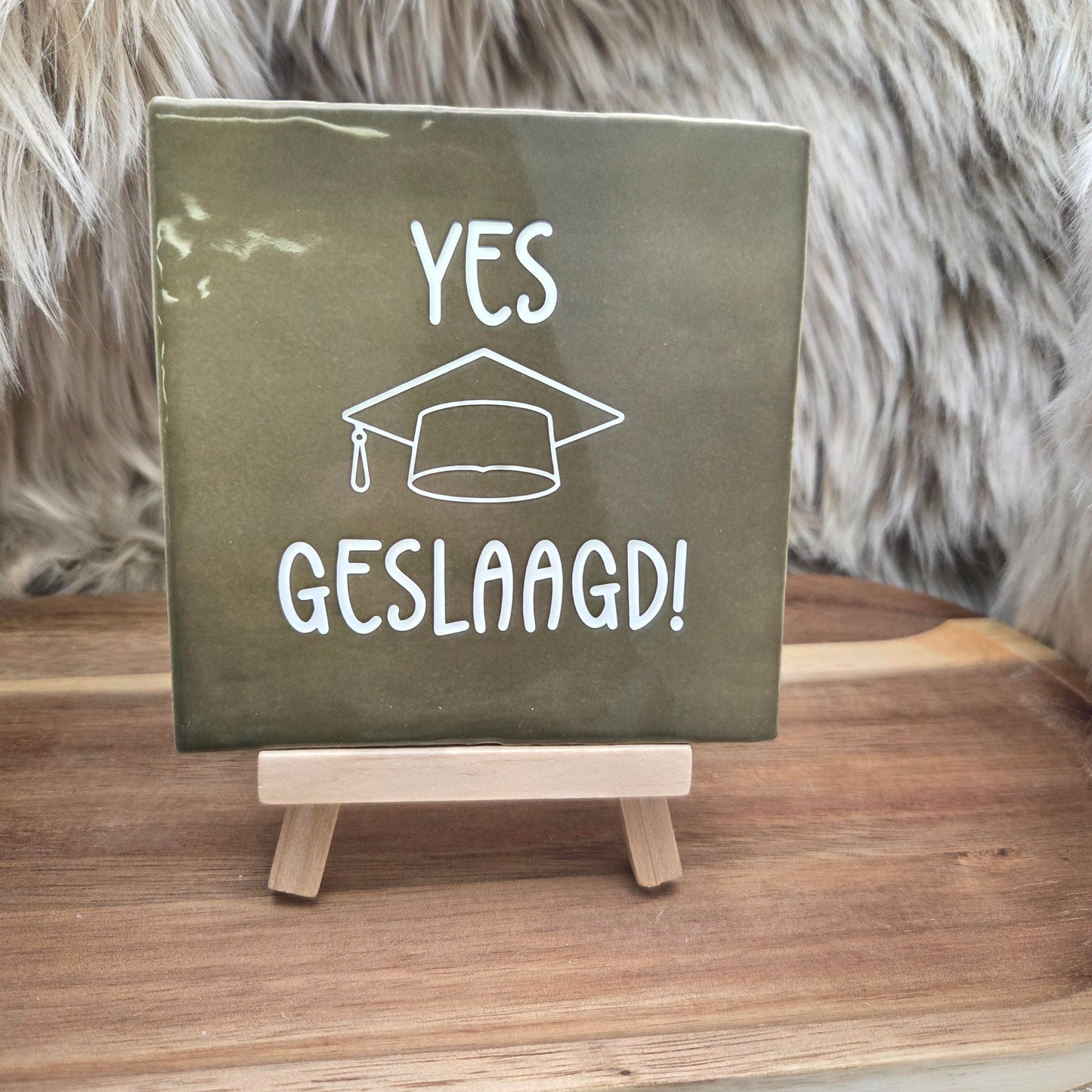 Robuust wenstegeltje:  Yes geslaagd!