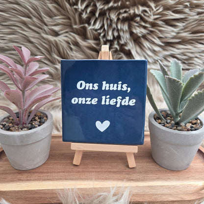 Robuust wenstegeltje: Ons huis, onze liefde