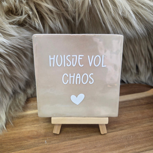 Robuust wenstegeltje: Huisje vol chaos