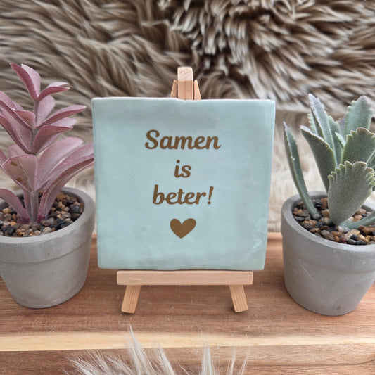 Robuust wenstegeltje: Samen is beter!