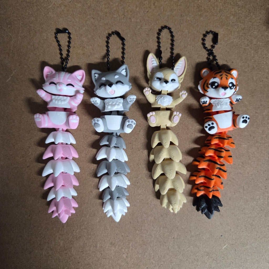 3D dieren sleutelhanger