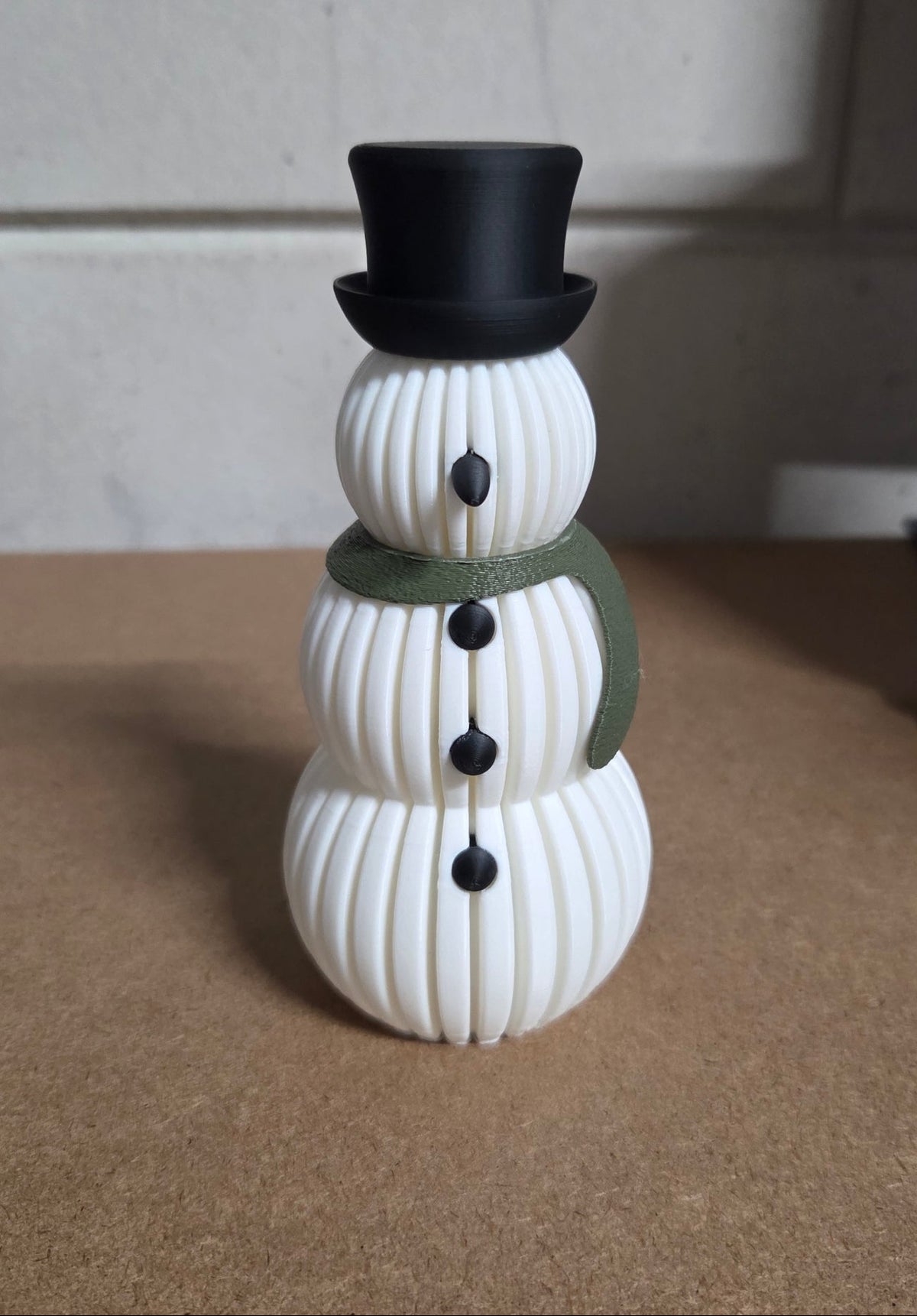 3D Sneeuwpop kerst decoratie