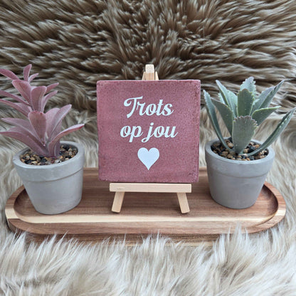 Wenstegeltje, Spreuktegel, Cadeau, Thuis, Zomaar, Trendy, Gepersonaliseerd, Decoratie, Liefde