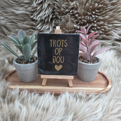 Robuust wenstegeltje Trots op jou